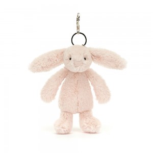 Beige Jellycat Bashful Blush Bunny Bag Charm | US-QPTW45187