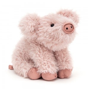 Beige Jellycat Curvie Pig | US-SHPW30861