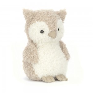 Beige Jellycat Wee Owl | US-TGVU34521