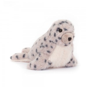 Beige / Black Jellycat Nauticool Spotty Seal | US-BMPA56094