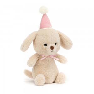 Beige / Pink Jellycat Jollipop Puppy | US-IXVA03958