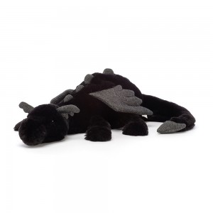 Black / Grey Jellycat Onyx Dragon | US-URDO48279