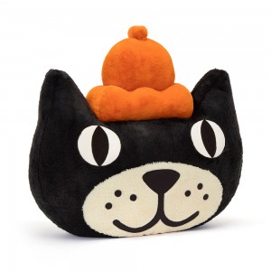 Black / Orange Jellycat Head Giant | US-BOZQ57143