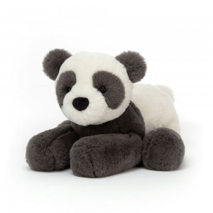 Black / White Jellycat Huggady Panda | US-GDKB16845