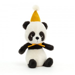 Black / White Jellycat Jollipop Panda | US-OWCY20468