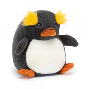 Black / White Jellycat Maurice Macaroni Penguin | US-IHBM93257