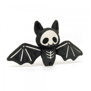 Black / White Jellycat Skelebat Jim | US-FJTC29061