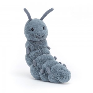 Blue Grey Jellycat Wriggidig Bug | US-JUVK93025