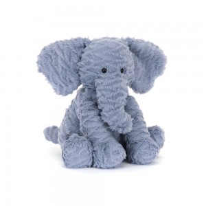 Blue Jellycat Fuddlewuddle Elephant | US-LXSG84670