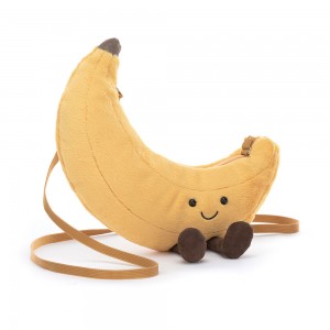 Brown Jellycat Amuseables Banana Bag | US-CYQG36452