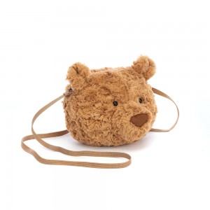 Brown Jellycat Bartholomew Bear Bag | US-BNAY61294