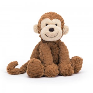 Brown Jellycat Fuddlewuddle Monkey | US-ZDNU62587