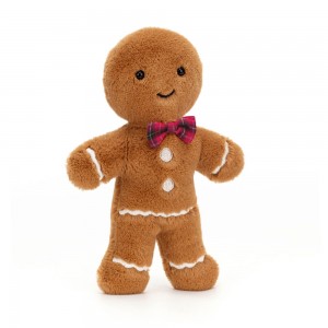 Brown Jellycat Jolly Gingerbread Fred | US-ACKQ36290