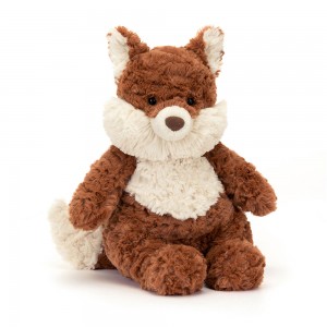 Brown Jellycat Mortimer Fox | US-LHVU70523