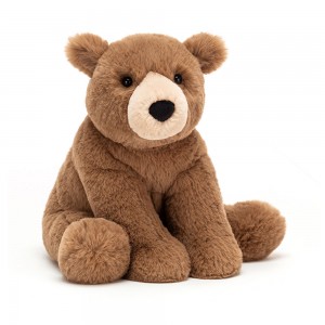 Brown Jellycat Woody Bear | US-LNBG21678