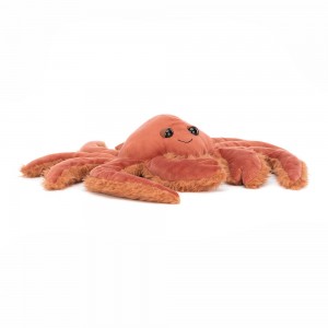 Coral Jellycat Spindleshanks Crab | US-ZKUX07935