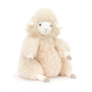 Cream Jellycat Bibbly Bobbly Sheep | US-KTMO80694