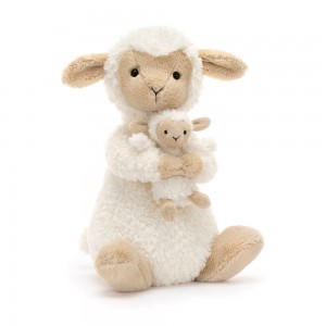 Cream Jellycat Huddles Sheep | US-DOFR51673