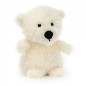 Cream Jellycat Little Polar Bear | US-ZPYV40683