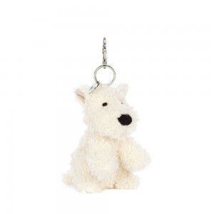 Cream Jellycat Munro Scottie Dog Bag Charm | US-FZCT08716