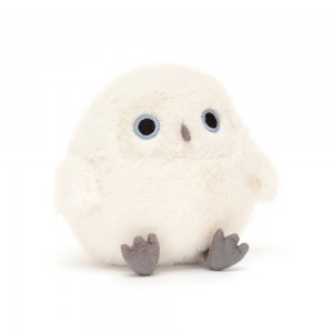 Cream Jellycat Snowy Owling | US-MOVT27046