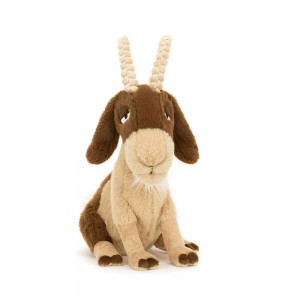 Cream / Brown Jellycat Glenny Goat | US-UBLW75402