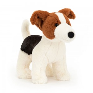 Cream / Brown / Black Jellycat Albert Jack Russell | US-THGZ68012