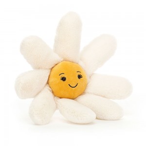 Cream / Yellow Jellycat Fleury Daisy | US-MHBF52046