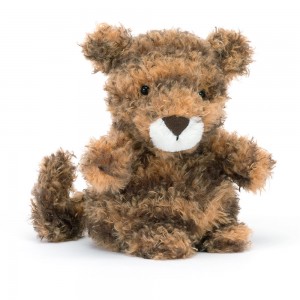 Dark Brown Jellycat Little Tiger | US-MCJY30427