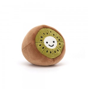 Dark Brown / Green Jellycat Fabulous Fruit Kiwi | US-DTYP69530