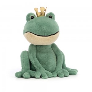 Green Jellycat Fabian Frog Prince | US-ILWG07354