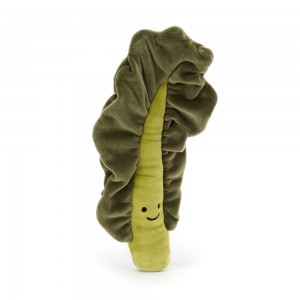 Green Jellycat Vivacious Vegetable Kale Leaf | US-ZVKF24168