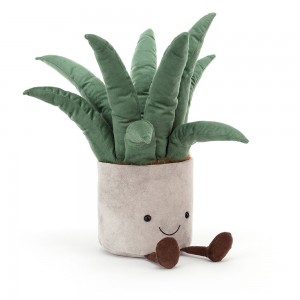 Green / Beige Jellycat Amuseables Aloe Vera | US-IMJB59864