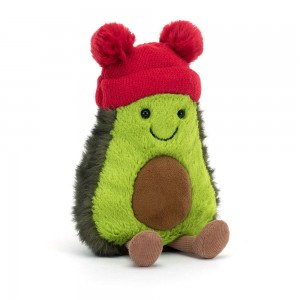 Green / Brown Jellycat Amuseables Bobble Avocado | US-UOTG59427