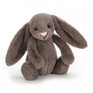 Grey Brown Jellycat Bashful Bunny | US-PSAB30875