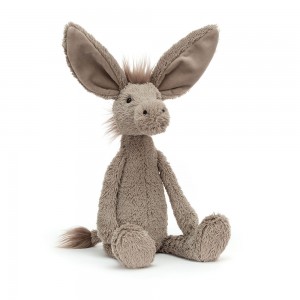 Grey Brown Jellycat Harkle Donkey | US-QLFS86734