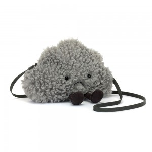 Grey Jellycat Amuseables Storm Cloud Bag | US-SMGB27965