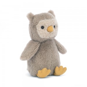 Grey Jellycat Nippit Owl | US-DBEX06317