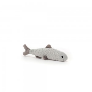 Grey Jellycat Sensational Seafood Sardine | US-LOCV26037