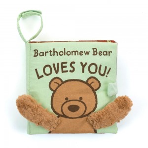 Jellycat Bartholomew Bear Loves You Book | US-XIVH39648