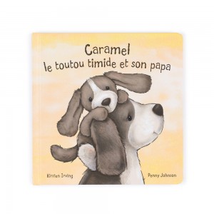 Jellycat Caramel Le Toutou Timide Et Son Papa Livre | US-IBZE76243