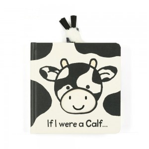 Jellycat If I Were a Calf Board Book | US-RHYM57046