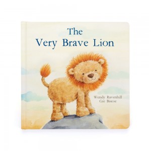 Jellycat The Very Brave Lion Book | US-YEQM40716