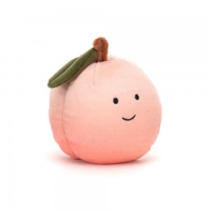 Light Coral / Green Jellycat Fabulous Fruit Peach | US-VCWL94257