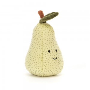 Light Yellow / Green Jellycat Fabulous Fruit Pear | US-GFJD57823