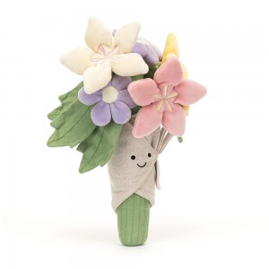 Multicolor Jellycat Amuseables Bouquet of Flowers | US-BIMZ49218