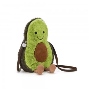 Olive / Green Jellycat Amuseables Avocado Bag | US-BSAT02753