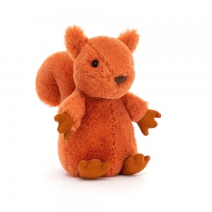 Orange Jellycat Nippit Squirrel | US-LEWD80346