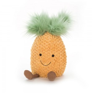 Orange / Green Jellycat Amuseables Pineapple | US-JOTN54018