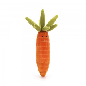 Orange / Green Jellycat Vivacious Vegetable Carrot | US-UQIZ57982